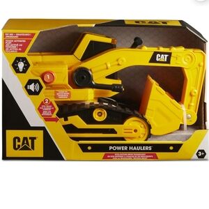 CAT Construction Toys, Power Haulers Excavator, Yellow Construction Vehicle